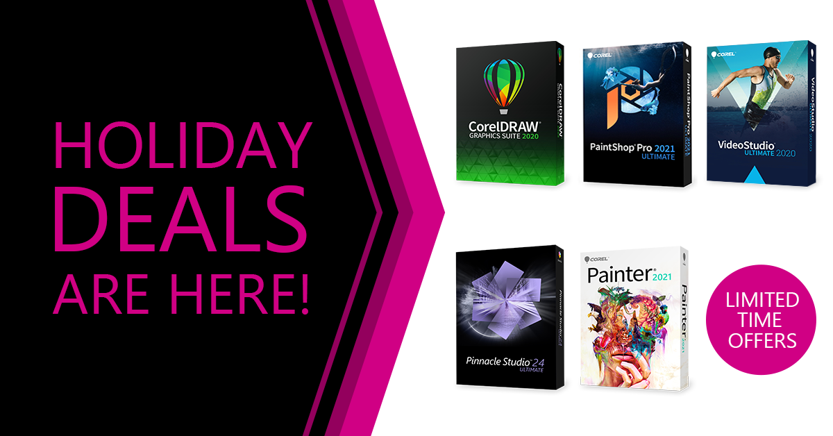 Corel Black Friday Offers Save on CorelDRAW, Parallels